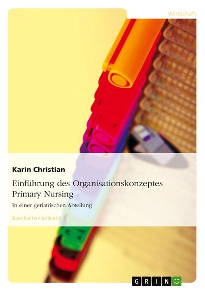 Produktbild: Einf&uuml;hrung des Organisationskonzeptes Primary Nursing