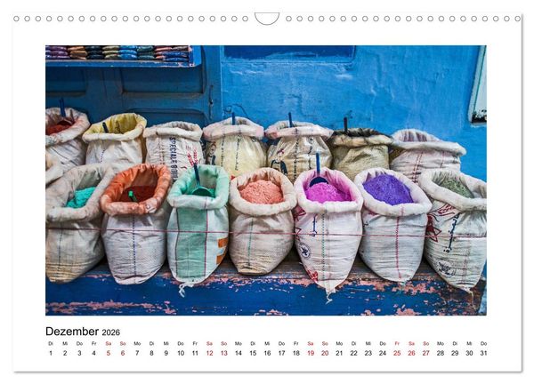 Produktbild: Marokko - Farbenfrohe M&auml;rkte (Wandkalender 2026 DIN A3 quer), CALVENDO Monatskalender