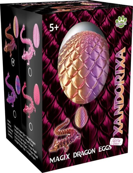 Produktbild: MagiX Dragon Eggs GIRLS EDITION, 4er Mix Display ( Xandorixa, Zyphoria, Ladira & Grazira )