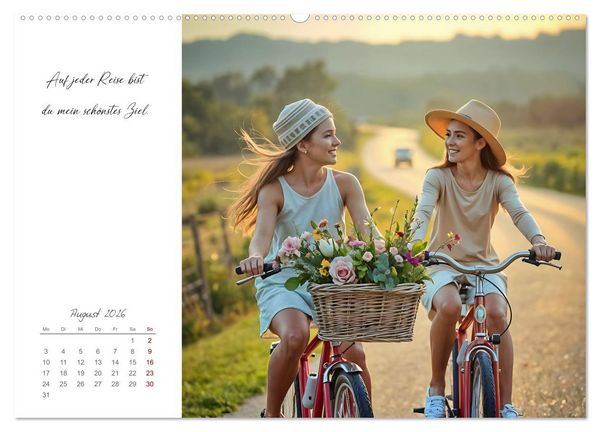 Produktbild: Schwesterzeit - Mit dir ist jeder Tag besonders (Wandkalender 2026 DIN A2 quer), CALVENDO Monatskalender