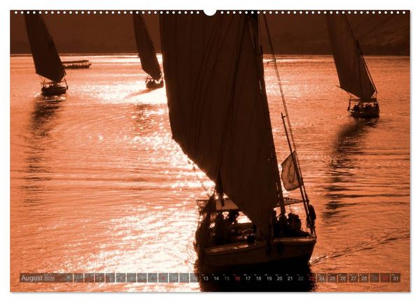 Produktbild: Lebensader Nil (hochwertiger Premium Wandkalender 2026 DIN A2 quer), Kunstdruck in Hochglanz