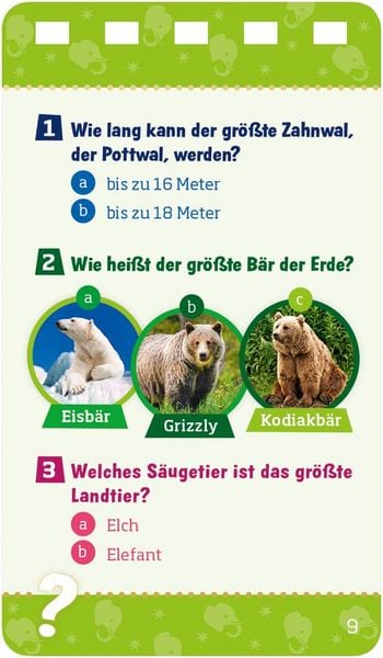 Produktbild: WAS IST WAS Quiz Rekorde der Tierwelt