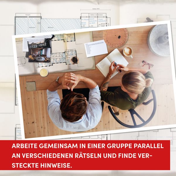 Produktbild: Lost Places R&auml;tselbox &ndash; Spuren in der Asche: Ein Krimi-R&auml;tsel f&uuml;r Zuhause. L&uuml;fte die R&auml;tsel des verlassenen Hotels