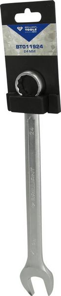 Produktbild: Brilliant Tools BT011924 BT011924 Ring-Maulschl&uuml;ssel Schl&uuml;sselweite (Metrisch) 24mm