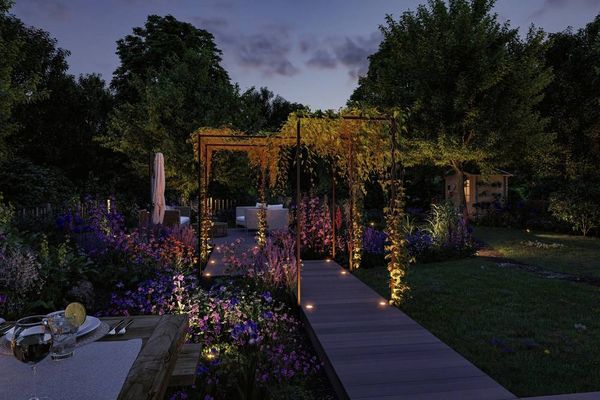 Produktbild: Paulmann P+S Floor insect friendly 94721 Beleuchtungssystem Plug & Shine LED-Gartenstrahler-Erweiterung LED 2 W Gold Silber