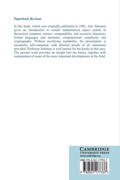 Produktbild: Computation and Automata