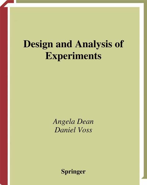Produktbild: Design and Analysis of Experiments