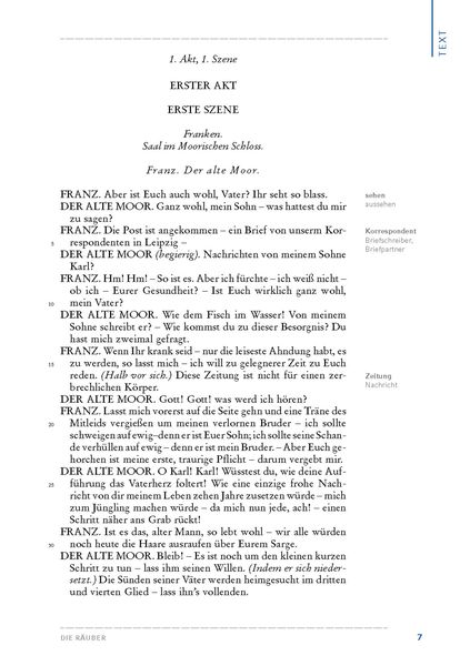 Produktbild: Die R&auml;uber von Friedrich Schiller (Textausgabe)