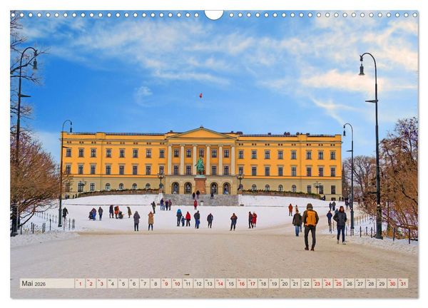 Produktbild: Winterliches Oslo (Wandkalender 2026 DIN A3 quer), CALVENDO Monatskalender