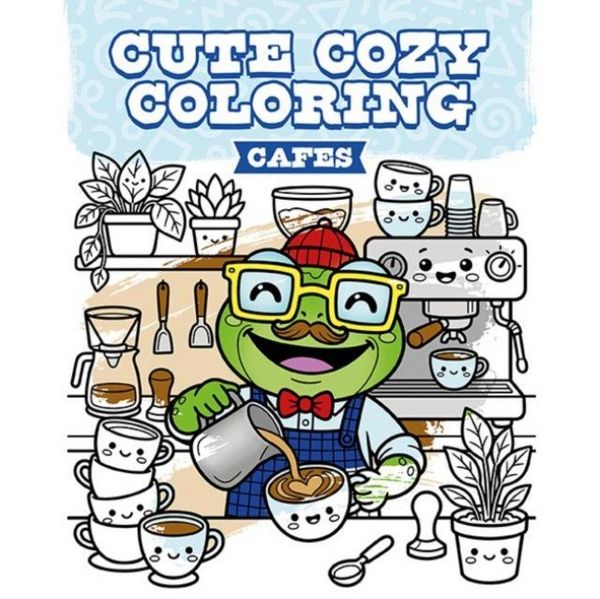 Produktbild: Cute Cozy Coloring: Cafes