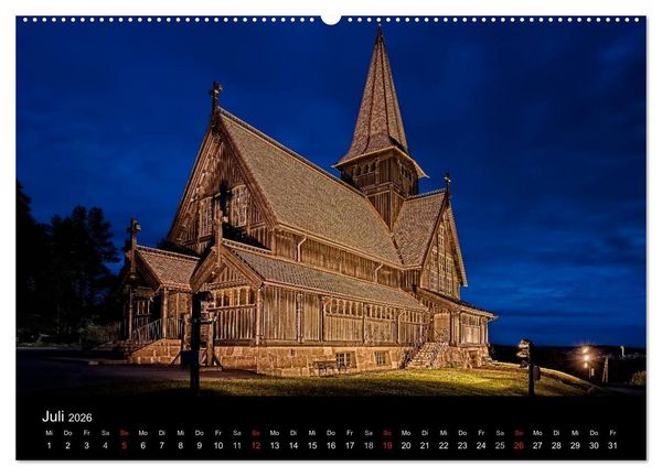 Produktbild: N&auml;chtliche St&auml;dte (hochwertiger Premium Wandkalender 2026 DIN A2 quer), Kunstdruck in Hochglanz