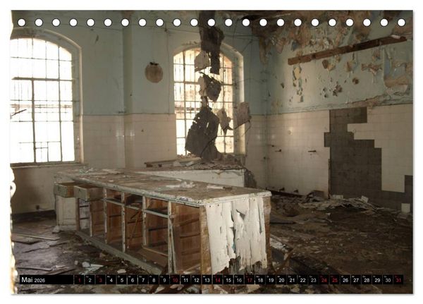 Produktbild: Beelitz Heilst&auml;tten-Faszination des Verfalls (Tischkalender 2026 DIN A5 quer), CALVENDO Monatskalender