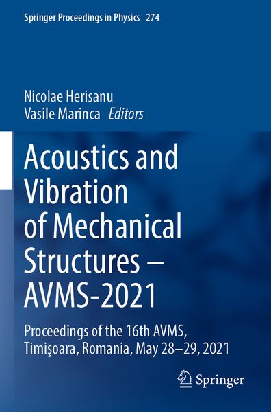 Produktbild: Acoustics and Vibration of Mechanical Structures &ndash; AVMS-2021
