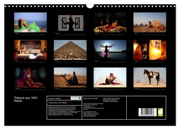 Produktbild: Tr&auml;ume aus 1001 Nacht (Wandkalender 2026 DIN A3 quer), CALVENDO Monatskalender