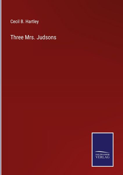 Produktbild: Three Mrs. Judsons