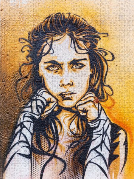 Produktbild: CALVENDO Puzzle Streetart in Paris, Frankreich | 1000 Teile Lege-Gr&ouml;&szlig;e 64x48cm Foto-Puzzle f&uuml;r gl&uuml;ckliche Stunden