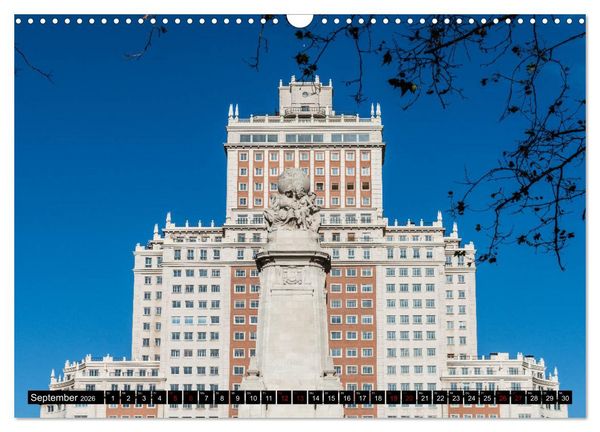 Produktbild: Madrid - Stadtansichten (Wandkalender 2026 DIN A3 quer), CALVENDO Monatskalender