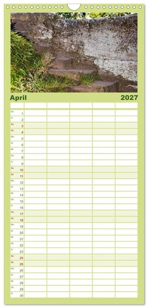 Produktbild: Familienplaner 2027 - Felsenburg Rotenhan mit 5 Spalten (Wandkalender, 21 x 45 cm) CALVENDO