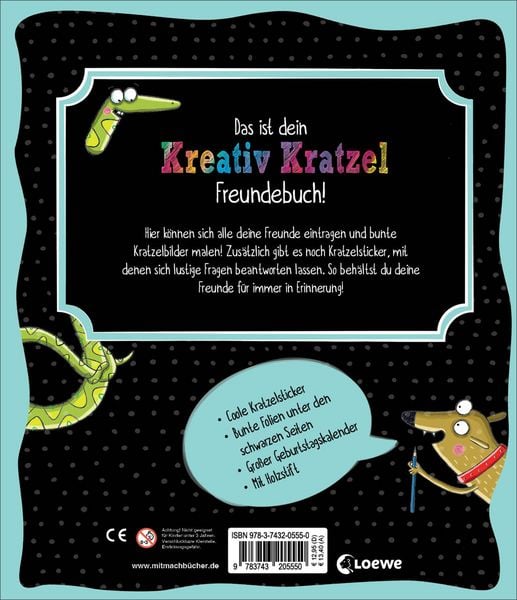 Produktbild: Mein Kreativ-Kratzel Freundebuch