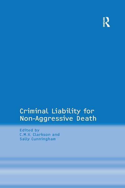 Produktbild: Criminal Liability for Non-Aggressive Death