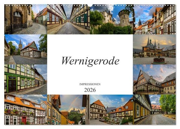 Produktbild: Wernigerode Impressionen (Wandkalender 2026 DIN A2 quer), CALVENDO Monatskalender