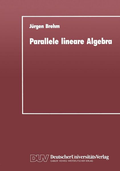 Produktbild: Parallele lineare Algebra