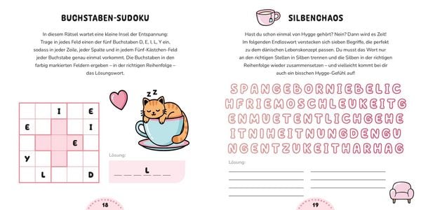 Produktbild: Cozy Mind - Das knuffig-knifflige R&auml;tselbuch