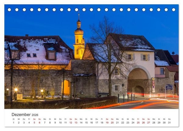 Produktbild: Eibelstadt (Tischkalender 2026 DIN A5 quer), CALVENDO Monatskalender