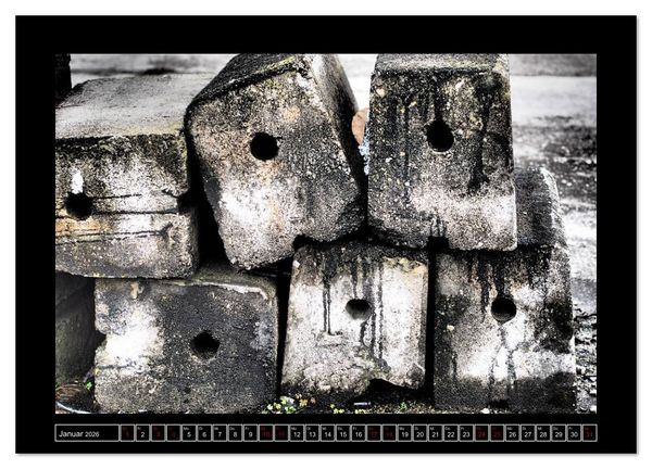 Produktbild: Fotokalender Industrial Art (Wandkalender 2026 DIN A4 quer), CALVENDO Monatskalender