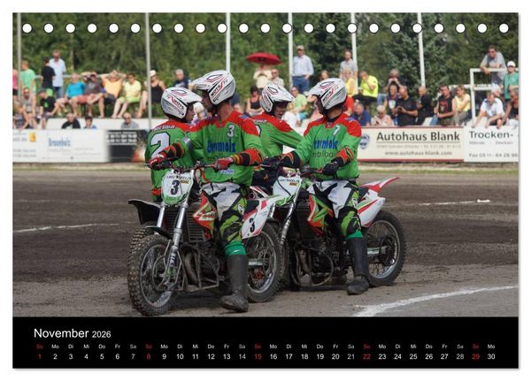 Produktbild: Motorsport: Motoball (Tischkalender 2026 DIN A5 quer), CALVENDO Monatskalender