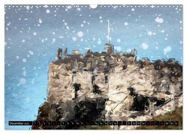 Produktbild: Castles of Scotland (Wall Calendar 2026 DIN A3 landscape), CALVENDO 12 Month Wall Calendar