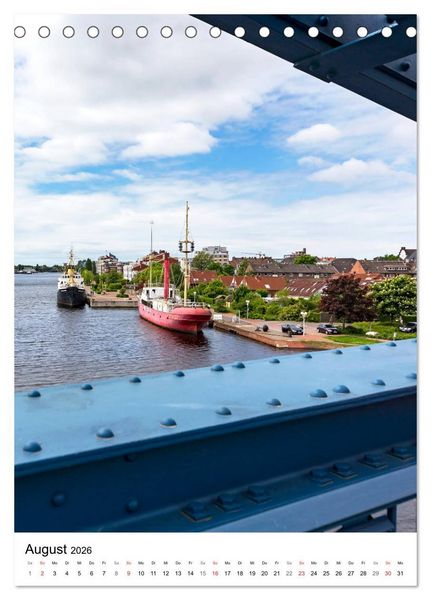 Produktbild: Wilhelmshaven Impressionen (Tischkalender 2026 DIN A5 hoch), CALVENDO Monatskalender
