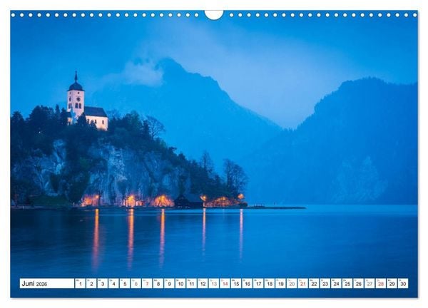 Produktbild: Ein Fr&uuml;hling am Traunsee - Vertr&auml;umte Ansichten (Wandkalender 2026 DIN A3 quer), CALVENDO Monatskalender