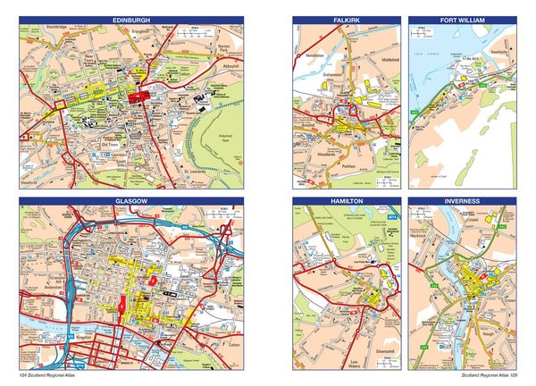 Produktbild: Scotland A-Z Road Atlas