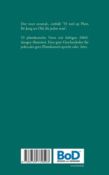 Produktbild: Dor weer eenmal...