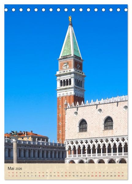 Produktbild: F&uuml;r immer Dein Venedig (Tischkalender 2026 DIN A5 hoch), CALVENDO Monatskalender