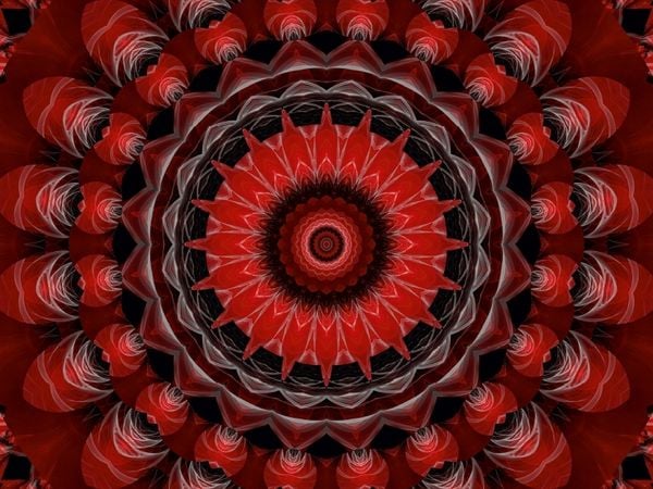 Produktbild: Mandala Leidenschaft rot (Puzzle)
