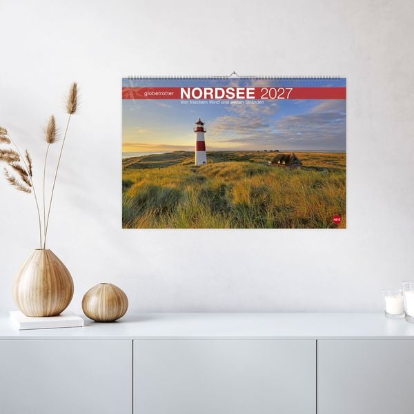Produktbild: Nordsee Globetrotter Kalender 2027 - Von frischem Wind und weiten Str&auml;nden
