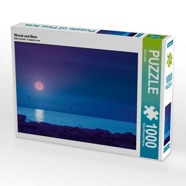 CALVENDO Puzzle Strand und Meer | 1000 Teile Lege-Größe 64x48cm Foto-Puzzle für glückliche Stunden
