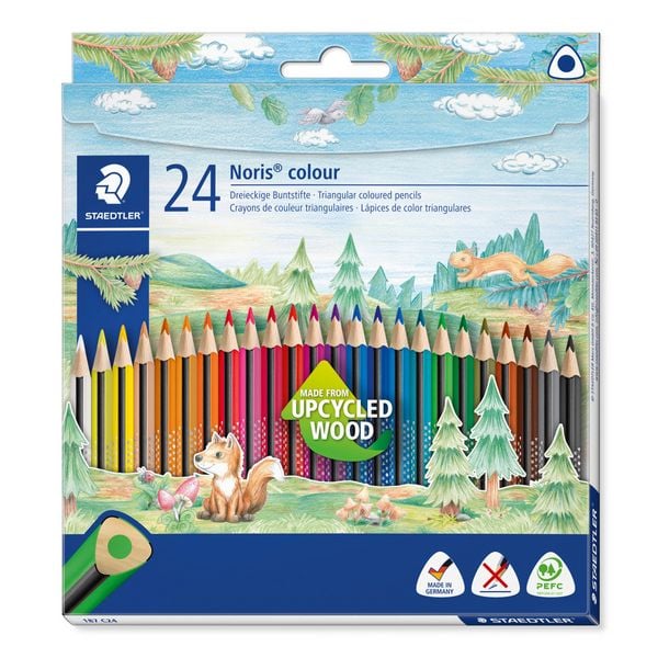 STAEDTLER Buntstift Noris colo 24ST 100% PEFC
