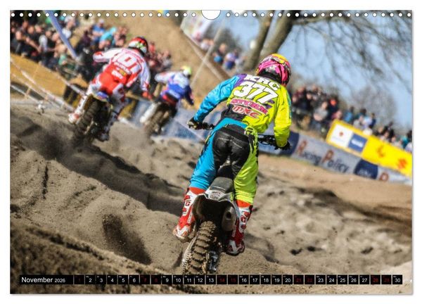 Produktbild: Motocross Racing 2026 (Wandkalender 2026 DIN A3 quer), CALVENDO Monatskalender