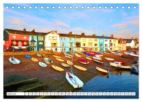 Produktbild: S&uuml;dengland - On the road in Devon und Cornwall (Tischkalender 2026 DIN A5 quer), CALVENDO Monatskalender