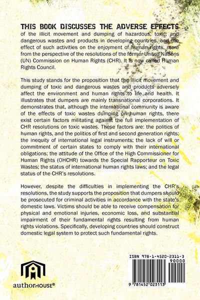 Produktbild: Toxic Waste and Human Rights