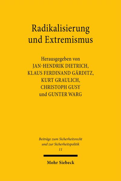 Produktbild: Radikalisierung und Extremismus
