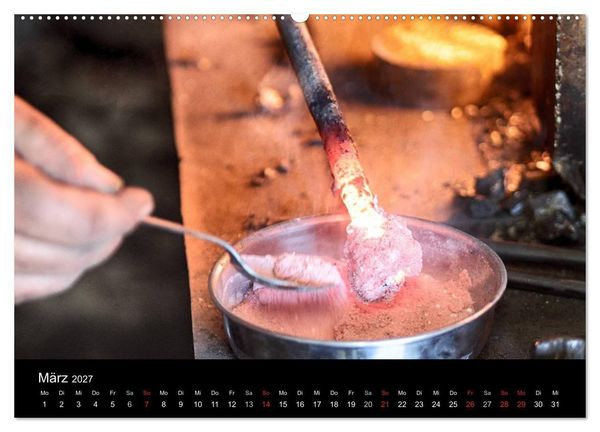 Produktbild: Alte Handwerkskunst Messerschmied (Wandkalender 2027 DIN A2 quer), CALVENDO Monatskalender