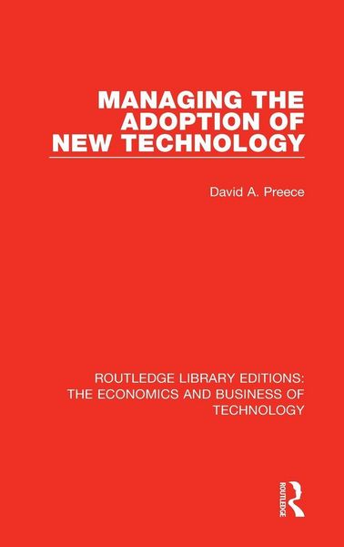 Produktbild: Managing the Adoption of New Technology