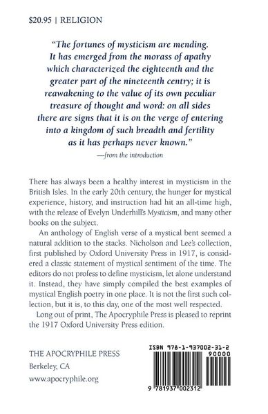 Produktbild: The Oxford Book of English Mystical Verse