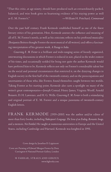 Produktbild: Concerning E. M. Forster