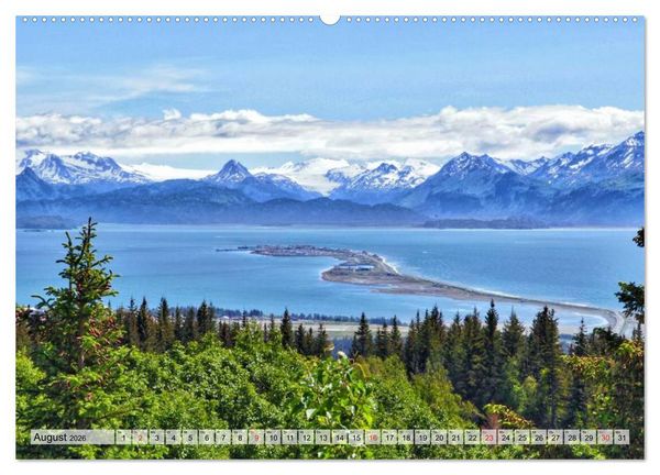 Produktbild: Alaska und Kanada (hochwertiger Premium Wandkalender 2026 DIN A2 quer), Kunstdruck in Hochglanz