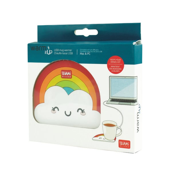 Produktbild: Legami Usb-Tassenw&auml;rmer - Warm It Up - Regenbogen
